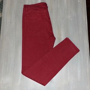 Red Skinny Jeans